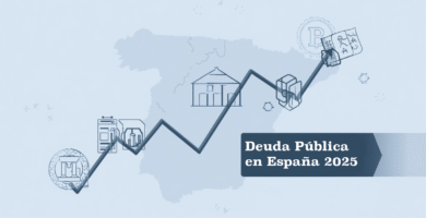 Deuda pública en España 2025: evolución y tipos de títulos del Tesoro (letras, bonos y obligaciones).